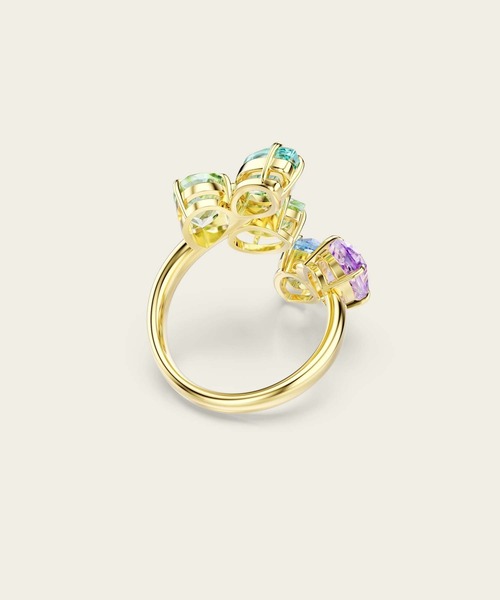 SWAROVSKI(スワロフスキー)の「【公式】【スワロフスキー】Gema モチーフのあるリング, ミックスカット, ゴールドトーン・プレーティング(リング・レディース・マルチ・52)」の4枚目の写真