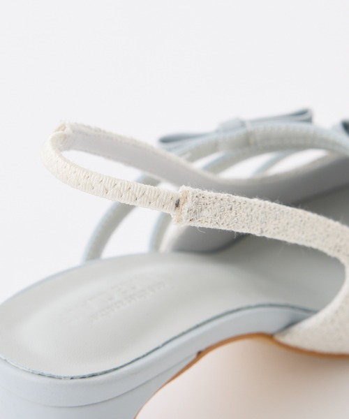 one after another NICE CLAUP(ワンアフターアナザーナイスクラップ)の「リボンミュールサンダル(サンダル・レディース・サックスブルー・L/M/S)」の6枚目の写真