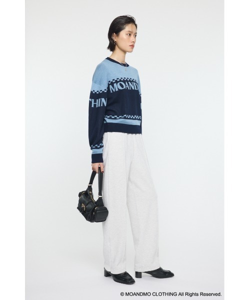 MOUSSY(マウジー)の「MOANDMO JACQUARD セーター(ニット/セーター・レディース・ネイビー/マジェンタ・FREE)」の10枚目の写真