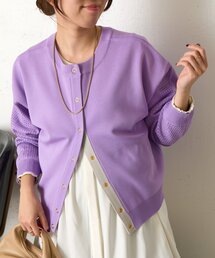 Jena espace merveilleux | ビハイ袖メッシュ2WAYカーディガン(カーディガン/ボレロ)