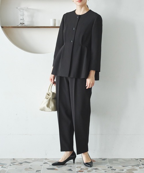 URBAN RESEARCH（アーバンリサーチ）の「ノーカラーペプラムジャケット