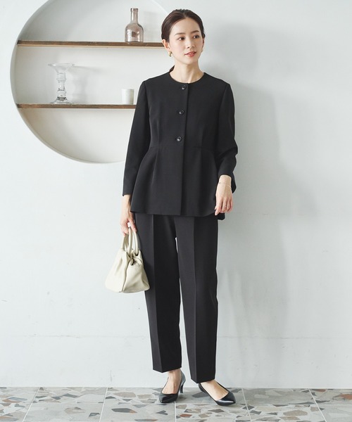 URBAN RESEARCH（アーバンリサーチ）の「ノーカラーペプラムジャケット