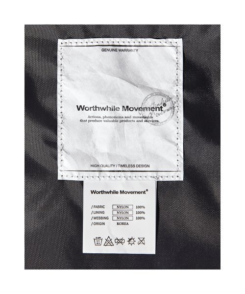 WORTHWHILE MOVEMENT（ワースワイルムーブメント）の「ブリッジバッグ (グレー)（メッセンジャーバッグ・レディース・その他・FREE）」の6枚目の写真