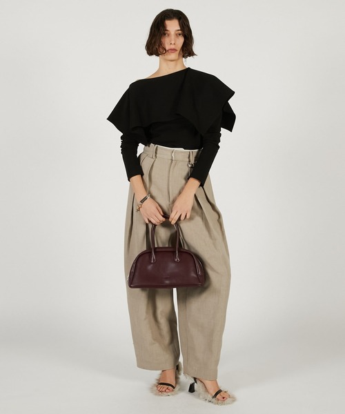 PRANK PROJECT(プランクプロジェクト)の「スリットネックカバートップ / Slit Neck Cover Top(その他トップス・レディース・グレー/ブラック/ホワイト・FREE)」の11枚目の写真