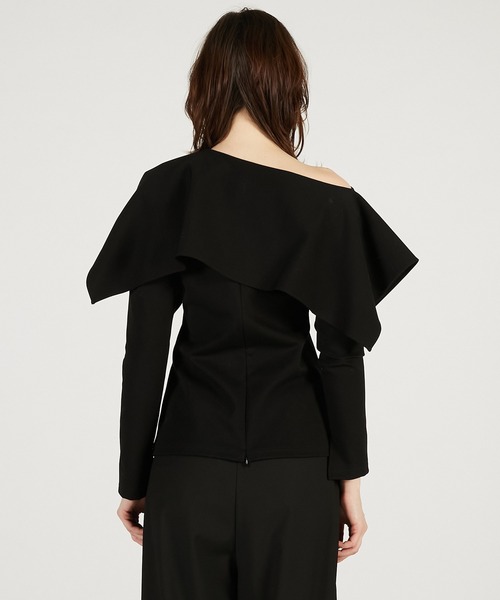 PRANK PROJECT(プランクプロジェクト)の「スリットネックカバートップ / Slit Neck Cover Top(その他トップス・レディース・グレー/ブラック/ホワイト・FREE)」の20枚目の写真