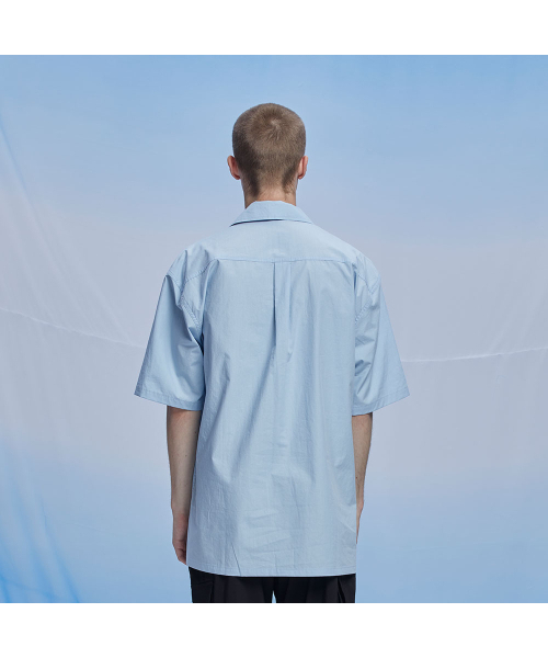 BALANT(バラント)の「オープンカラークラシックラベルシャツ - ブルー(シャツ/ブラウス・メンズ・その他・MEDIUM/LARGE)」の3枚目の写真