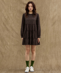 manavis7（マナビスセブン）の「Tiny Blossom Cancan One Piece [Brown]（ワンピース）」