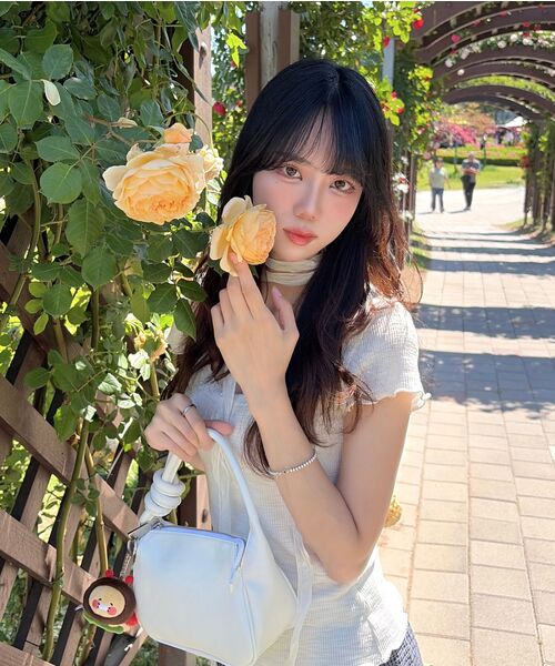 4OUR B（サビ）の「Clover Bag White（トートバッグ・レディース・ホワイト・FREE）」の7枚目の写真