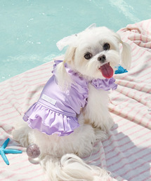 MY LITTLE DOG（マイ リトル ドッグ）の「Shining Frill One-Piece Swimsuit（ペットウェア）」