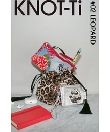 KEITA MARUYAMA | KNOT-Ti 巾着バッグ（Leopard）(ショルダーバッグ)