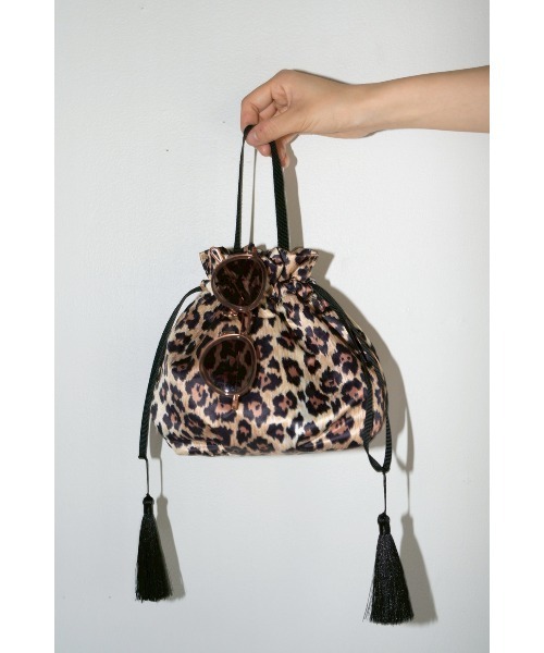 KNOT-Ti 巾着バッグ（Leopard）（ショルダーバッグ）｜KEITA MARUYAMA