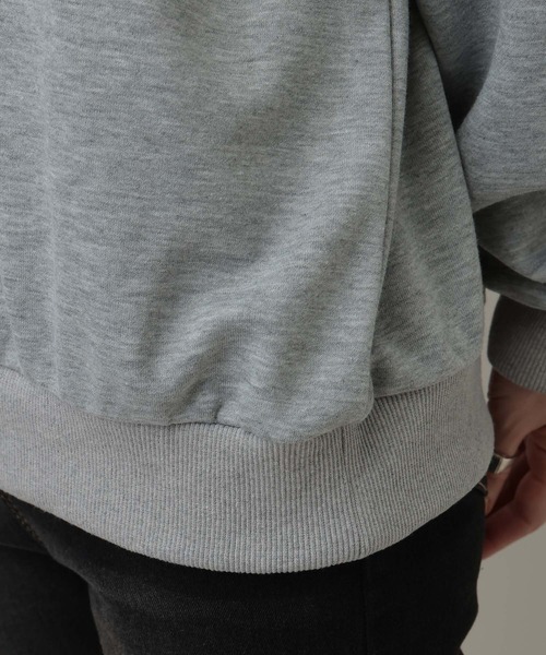 3.3 Field Trip （3.3フィールドトリップ）の「3.3 Field Trip／オフショルロゴプルオーバー（ウラケ）（スウェット・レディース・グレー/アイボリー/ネイビー・FREE）」の16枚目の写真