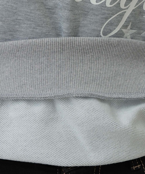 3.3 Field Trip （3.3フィールドトリップ）の「3.3 Field Trip／オフショルロゴプルオーバー（ウラケ）（スウェット・レディース・グレー/アイボリー/ネイビー・FREE）」の17枚目の写真