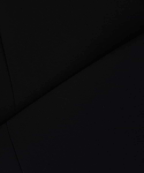 a.v.v（アーヴェヴェ）の「【洗える/ストレッチ/セットアップ対応】ダブルクロスキーネックジャケット（ノーカラージャケット・レディース・グレー系その他/ブラック/ネイビー・36/40/38/34/42）」の4枚目の写真