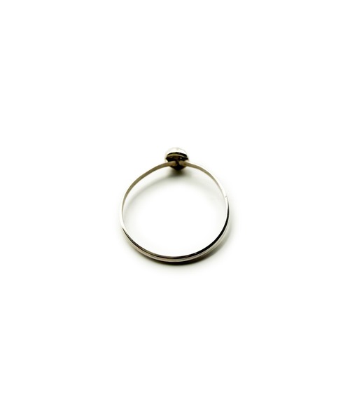 Indian Jewelry（インディアンジュエリー）の「THEATER シアター サークルシェイプデザインターコイズスリムシルバーリング Made in USA（リング・レディース・シルバー・#10/#11/#12/#7）」の4枚目の写真