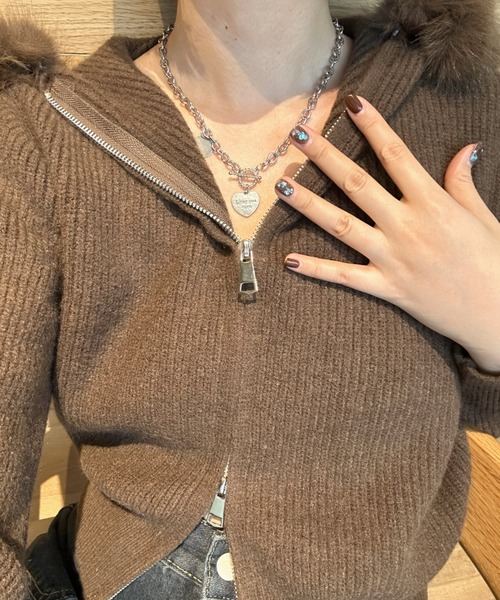 LAC-VERT(ラック・ヴェール)の「ハートモチーフチェーンネックレス(ネックレス・レディース・シルバー/シルバー系その他・FREE)」の12枚目の写真