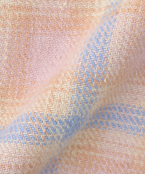 JOURNAL STANDARD J.S HOMESTEAD（ジャーナルスタンダードホームステッド）の「J.S.Homestead / シュレッド ワーク チェック シャツ（シャツ/ブラウス・メンズ・ブラック/ベージュ/ピンク・LARGE/MEDIUM）」の22枚目の写真