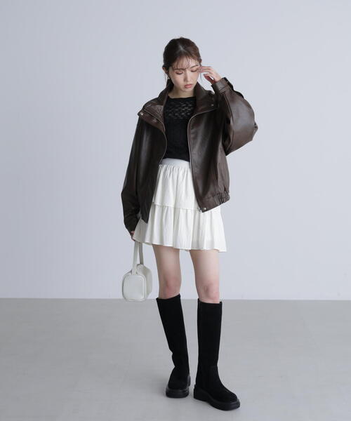 FREE'S MART(フリーズマート)の「◆長袖レースカットソー(Tシャツ/カットソー・レディース・ブラック/ホワイト系その他/ホワイト・FREE)」の11枚目の写真