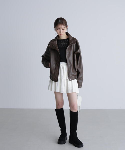 FREE'S MART(フリーズマート)の「◆長袖レースカットソー(Tシャツ/カットソー・レディース・ブラック/ホワイト系その他/ホワイト・FREE)」の12枚目の写真