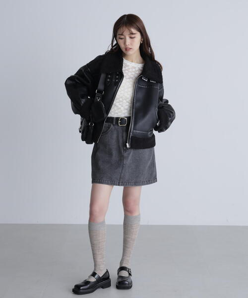 FREE'S MART(フリーズマート)の「◆長袖レースカットソー(Tシャツ/カットソー・レディース・ブラック/ホワイト系その他/ホワイト・FREE)」の17枚目の写真