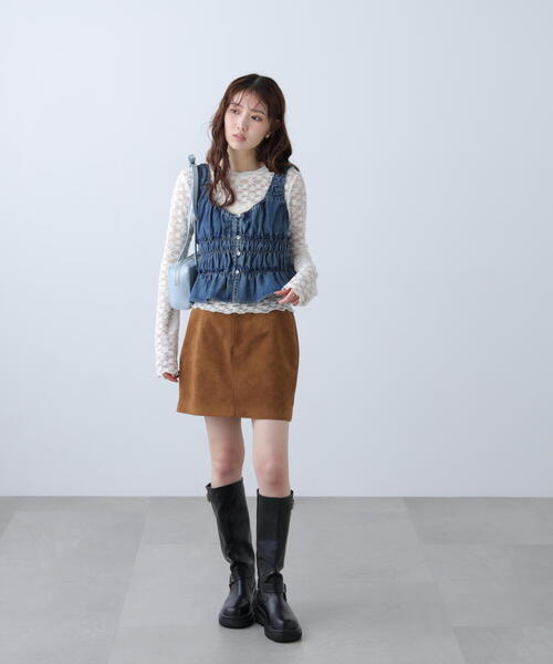 FREE'S MART(フリーズマート)の「◆長袖レースカットソー(Tシャツ/カットソー・レディース・ブラック/ホワイト系その他/ホワイト・FREE)」の21枚目の写真