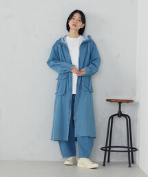 ONIGIRI | デニムパーカーワンピース / セットアップ対応(ワンピース)