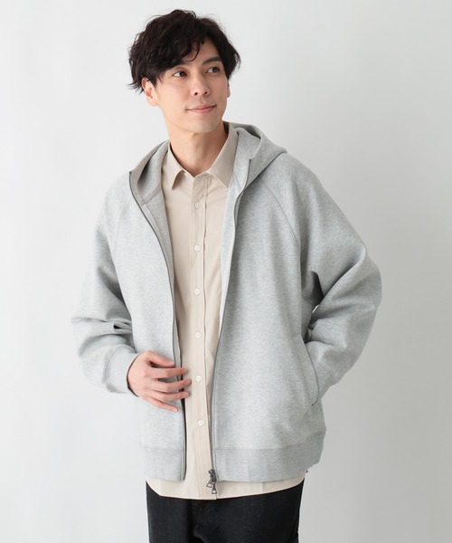 GLOBAL WORK（グローバルワーク）の「ダンボールZIPパーカー/638082（パーカー・メンズ・杢グレー/ブラック・LARGE/MEDIUM/SMALL/X-LARGE）」の13枚目の写真