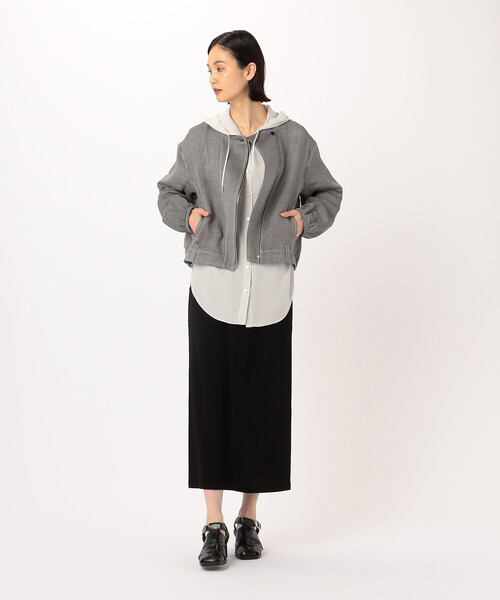 Gabardine K.T（ギャバジンケーティー）の「ハイテンションポンチ タイトスカート（スカート・レディース・ライトグレー・9号）」の5枚目の写真