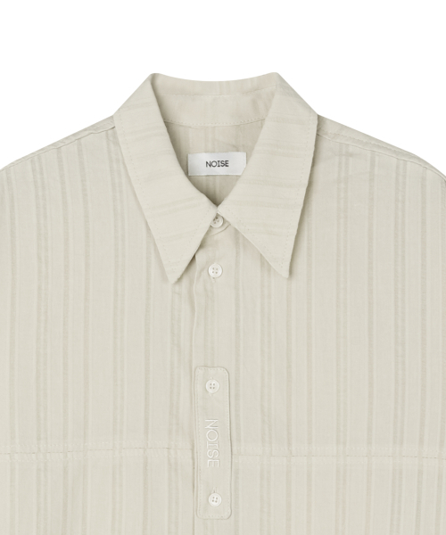 NOISE(ノイズ)の「ジャスティンストライプシャツ - カプリベージュ(シャツ/ブラウス・レディース・その他・LARGE/MEDIUM)」の4枚目の写真