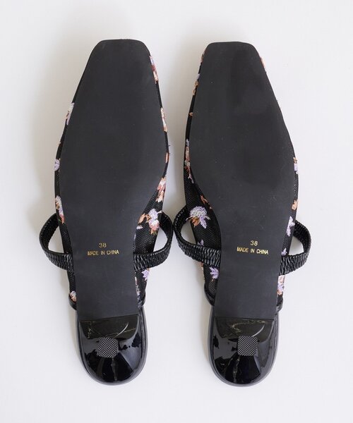 mystic（ミスティック）の「フラワーチュールミュール（その他シューズ・レディース・ホワイト/ブラック・36/37/38）」の17枚目の写真