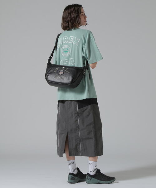 AVIREX（アヴィレックス）の「VARSITY LEATHER HOBO BAG / AVX5650（トートバッグ・メンズ・ブラック・F）」の12枚目の写真