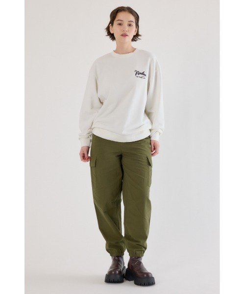 RODEO CROWNS WIDE BOWL（ロデオクラウンズワイドボウル）の「カーゴJOGパンツ（カーゴパンツ・レディース・ベージュ/ブラック/スモークピンク/カーキ・SMALL/MEDIUM）」の21枚目の写真