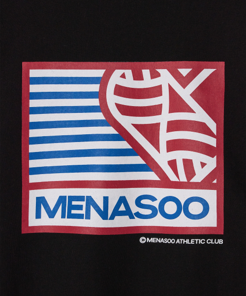 MENASOO(ミナス)の「Menasoo Hearttrack Sweatshirt_Black(スウェット・レディース・ブラック・F/S-M)」の7枚目の写真