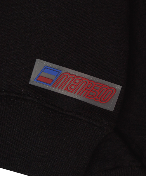 MENASOO(ミナス)の「Menasoo Hearttrack Sweatshirt_Black(スウェット・レディース・ブラック・F/S-M)」の9枚目の写真
