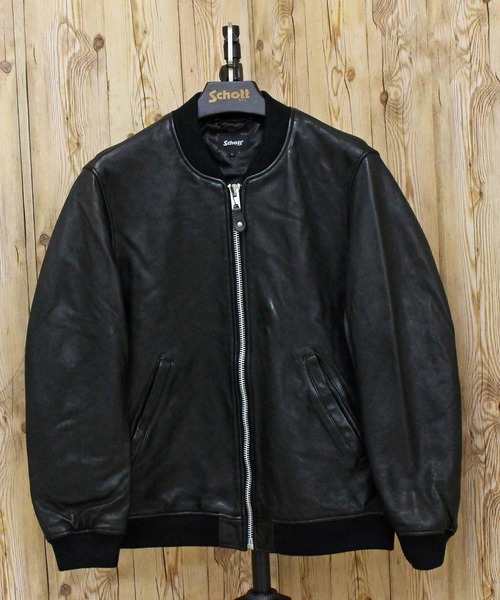 schott(ショット)の「BOWERY JACKET(ライダースジャケット・メンズ・ブラック・XL/L/M)」の1枚目の写真