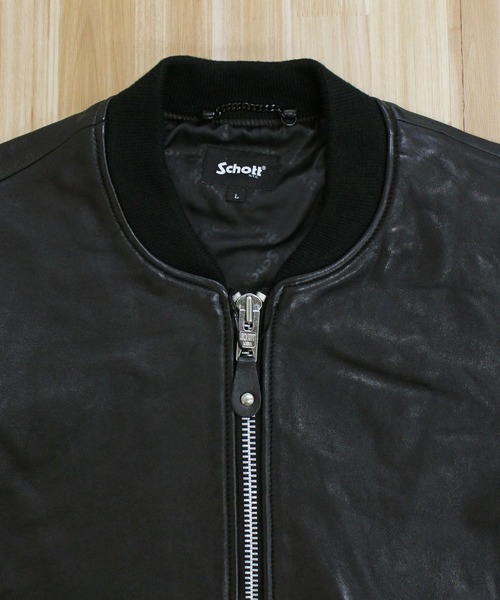 schott(ショット)の「BOWERY JACKET(ライダースジャケット・メンズ・ブラック・XL/L/M)」の11枚目の写真