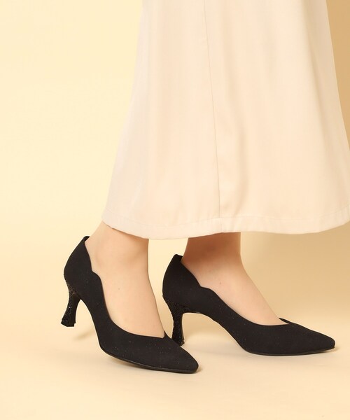 ESPERANZA（エスペランサ）の「ハートカットパンプス（パンプス・レディース・ベージュ系8/ピンク系/ブラック系8・24.5cm/24.0cm/23.5cm/23.0cm/22.5cm）」の17枚目の写真