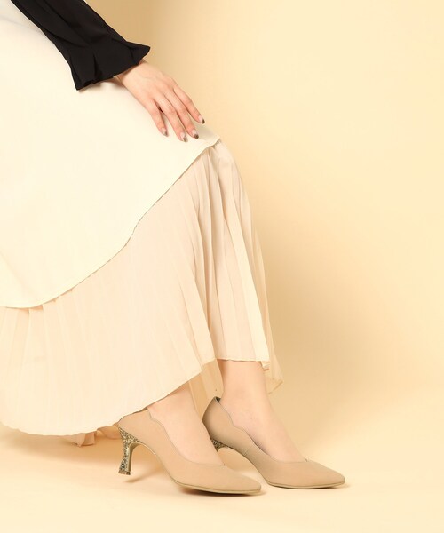 ESPERANZA（エスペランサ）の「ハートカットパンプス（パンプス・レディース・ベージュ系8/ピンク系/ブラック系8・24.5cm/24.0cm/23.5cm/23.0cm/22.5cm）」の20枚目の写真