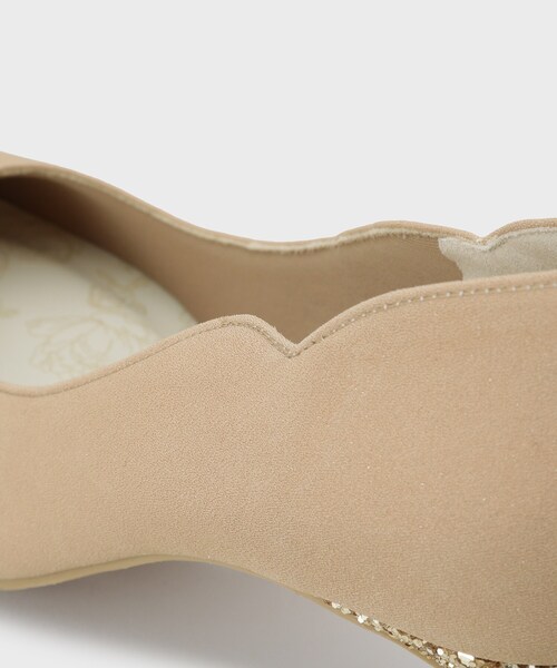 ESPERANZA（エスペランサ）の「ハートカットパンプス（パンプス・レディース・ベージュ系8/ピンク系/ブラック系8・24.5cm/24.0cm/23.5cm/23.0cm/22.5cm）」の7枚目の写真