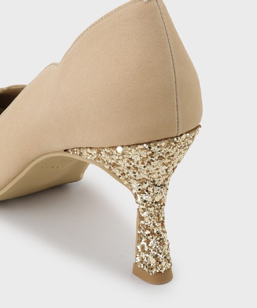 ESPERANZA（エスペランサ）の「ハートカットパンプス（パンプス・レディース・ベージュ系8/ピンク系/ブラック系8・24.5cm/24.0cm/23.5cm/23.0cm/22.5cm）」の10枚目の写真