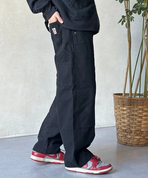 CPCM（シーピーシーエム）の「ダブルニーカーブペインターパンツ（その他パンツ・メンズ・カーキ/ブラック/ベージュ・MEDIUM/LARGE）」の9枚目の写真