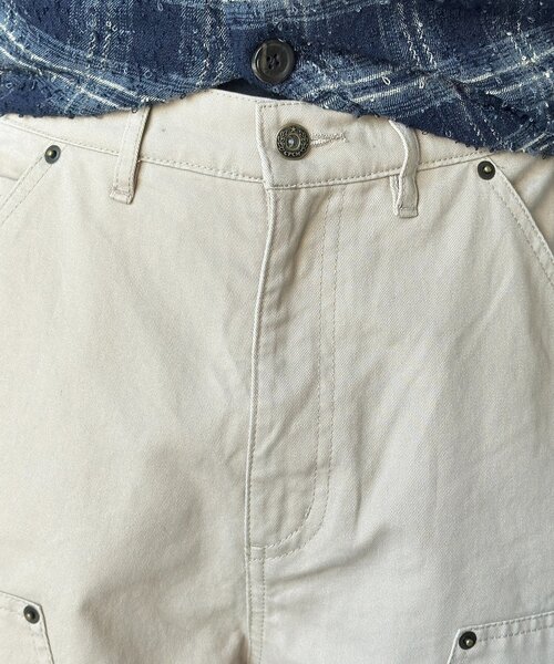 CPCM（シーピーシーエム）の「ダブルニーカーブペインターパンツ（その他パンツ・メンズ・カーキ/ブラック/ベージュ・MEDIUM/LARGE）」の17枚目の写真