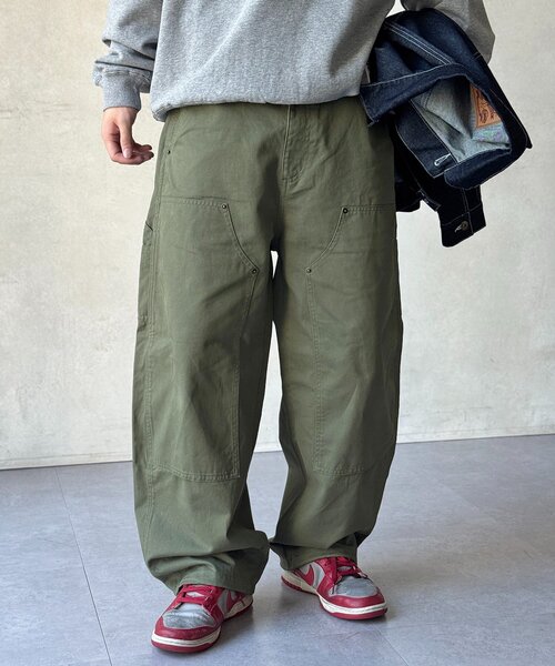 CPCM（シーピーシーエム）の「ダブルニーカーブペインターパンツ（その他パンツ・メンズ・カーキ/ブラック/ベージュ・MEDIUM/LARGE）」の21枚目の写真