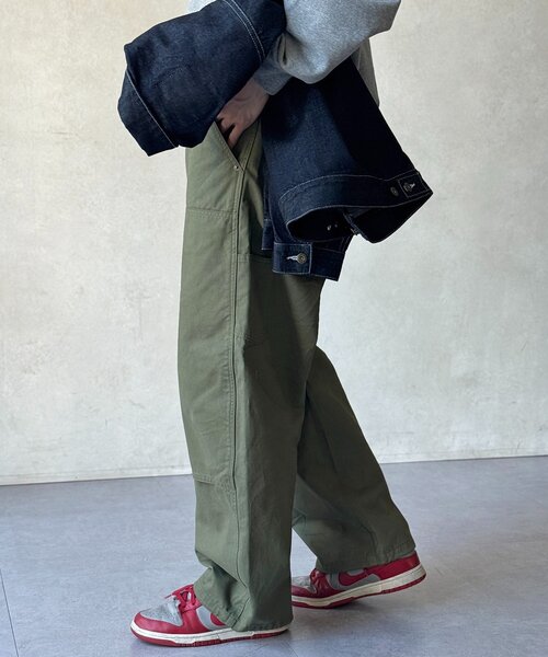 CPCM（シーピーシーエム）の「ダブルニーカーブペインターパンツ（その他パンツ・メンズ・カーキ/ブラック/ベージュ・MEDIUM/LARGE）」の22枚目の写真