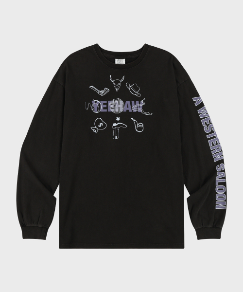 THEVINYLHOUSE(ザバイニルハウス)の「WESTERN SALOON LS TEE BLACK(Tシャツ/カットソー・メンズ・その他・L/S/M)」の5枚目の写真