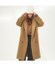 Alpaca Fur Long Coat _Beige