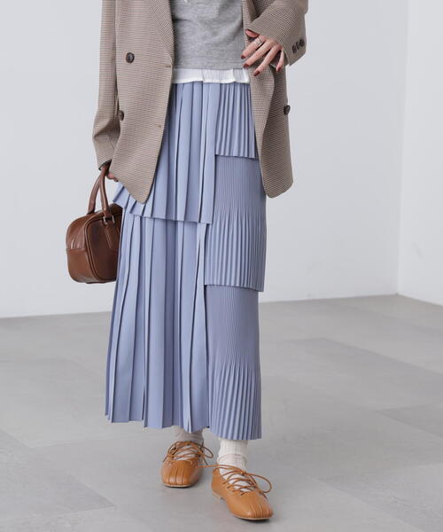 FREE'S MART(フリーズマート)の「◇ランダムプリーツティアードスカート(スカート・レディース・ブラック/ホワイト/ブルー・SMALL/MEDIUM)」の20枚目の写真