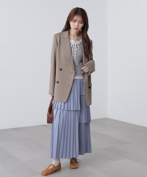 FREE'S MART(フリーズマート)の「◇ランダムプリーツティアードスカート(スカート・レディース・ブラック/ホワイト/ブルー・SMALL/MEDIUM)」の21枚目の写真