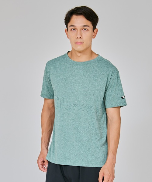 Champion(チャンピオン)の「【Champion/チャンピオン】メンズ スポーツ ショートスリーブTシャツ(Tシャツ/カットソー・メンズ・ブラック/ホワイト/グリーン系その他6/ネイビー系9/ヘザーチャコール・X-LARGE/LARGE/MEDIUM)」の4枚目の写真