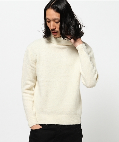 CIAOPANIC TYPY（チャオパニックティピー）の「ダイナホットストレッチタートルニット（ニット/セーター・メンズ・ネイビー/ブラック/ホワイト・MEDIUM/LARGE/SMALL）」の2枚目の写真